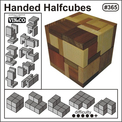 Handed Halfcubes