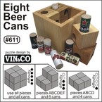 Eight Beer Cans