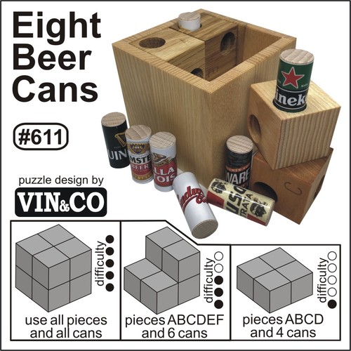 Eight Beer Cans